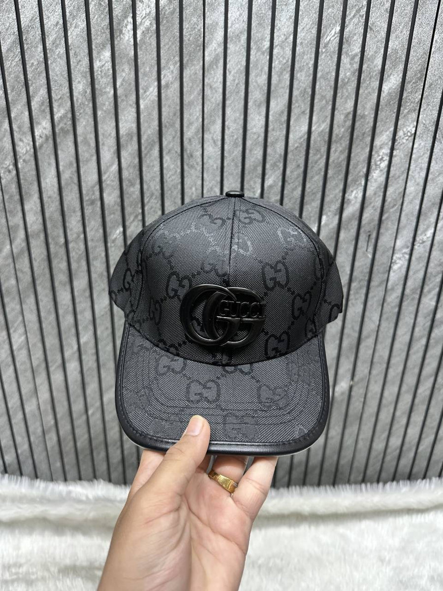 Gucci_GG_Front_Black_Logo_Premium_Unisex_Cap