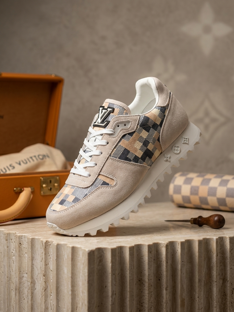 LOUUIS VUITTON RUNWAY SNEAKER EMBROSSED MULTI