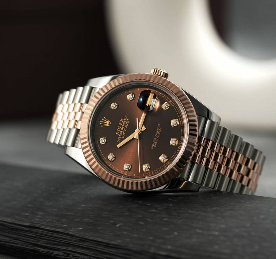Rolex Oyster Perpetual Date Just Automatic Copper