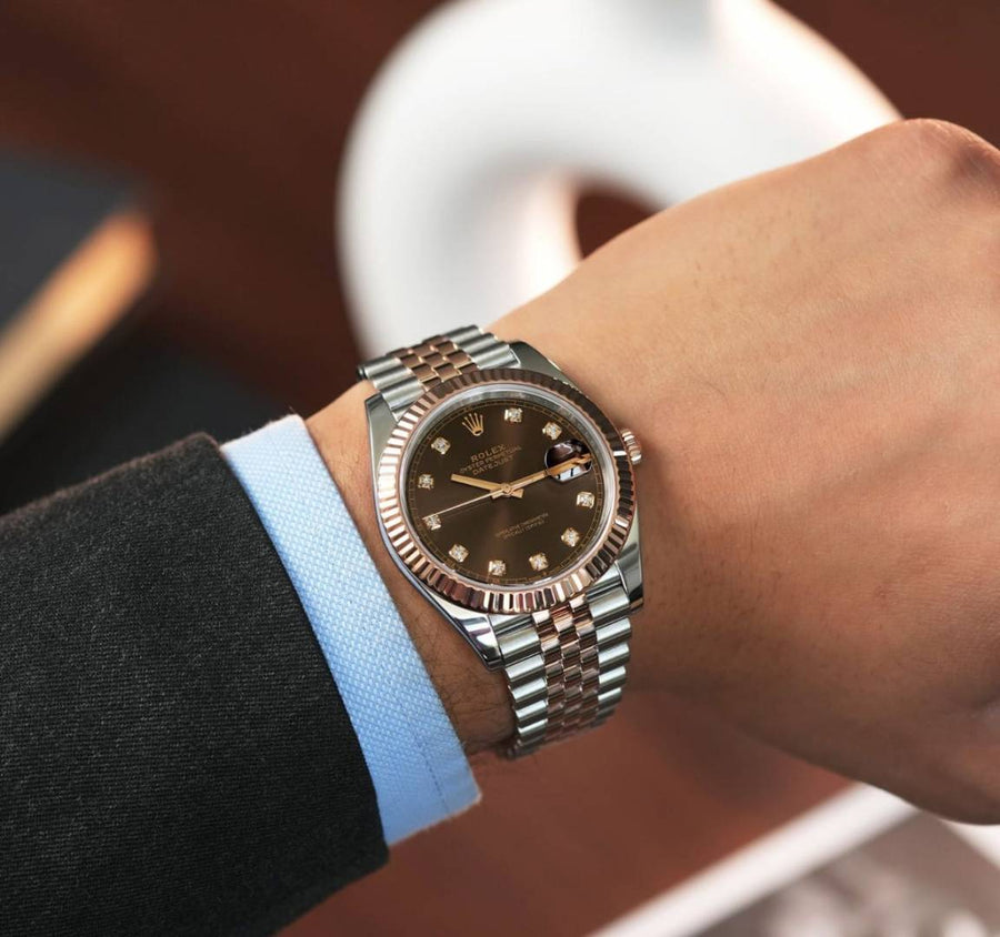 Rolex Oyster Perpetual Date Just Automatic Copper