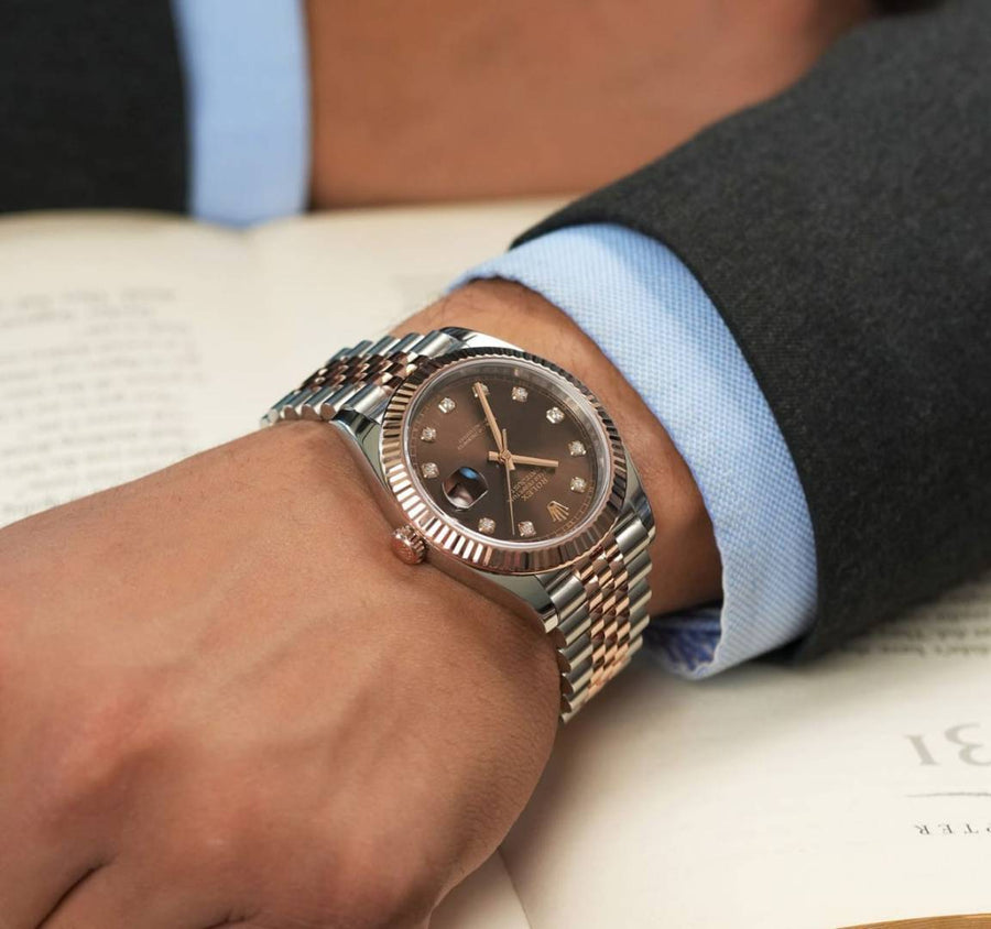 Rolex Oyster Perpetual Date Just Automatic Copper