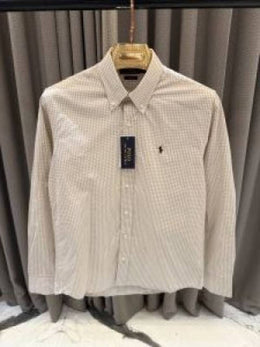 Ralph Lauren chest logo imported shirt orenge