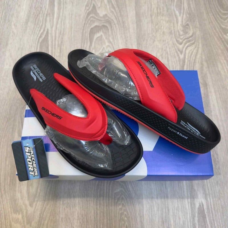 Skechers Hyper Burst Go Recover ArchFit Premium Red Black Simplex