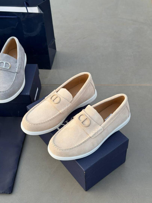 Dior Premium Suede Loafer Beige