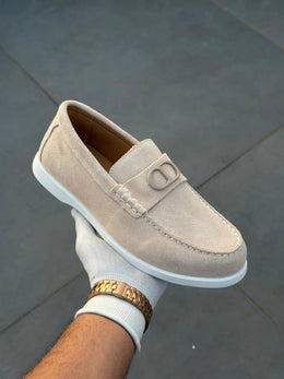 Dior Premium Suede Loafer Beige