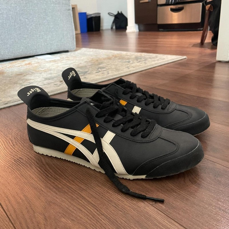 Onitsuka Tigar Mexico 66 Black White Yellow