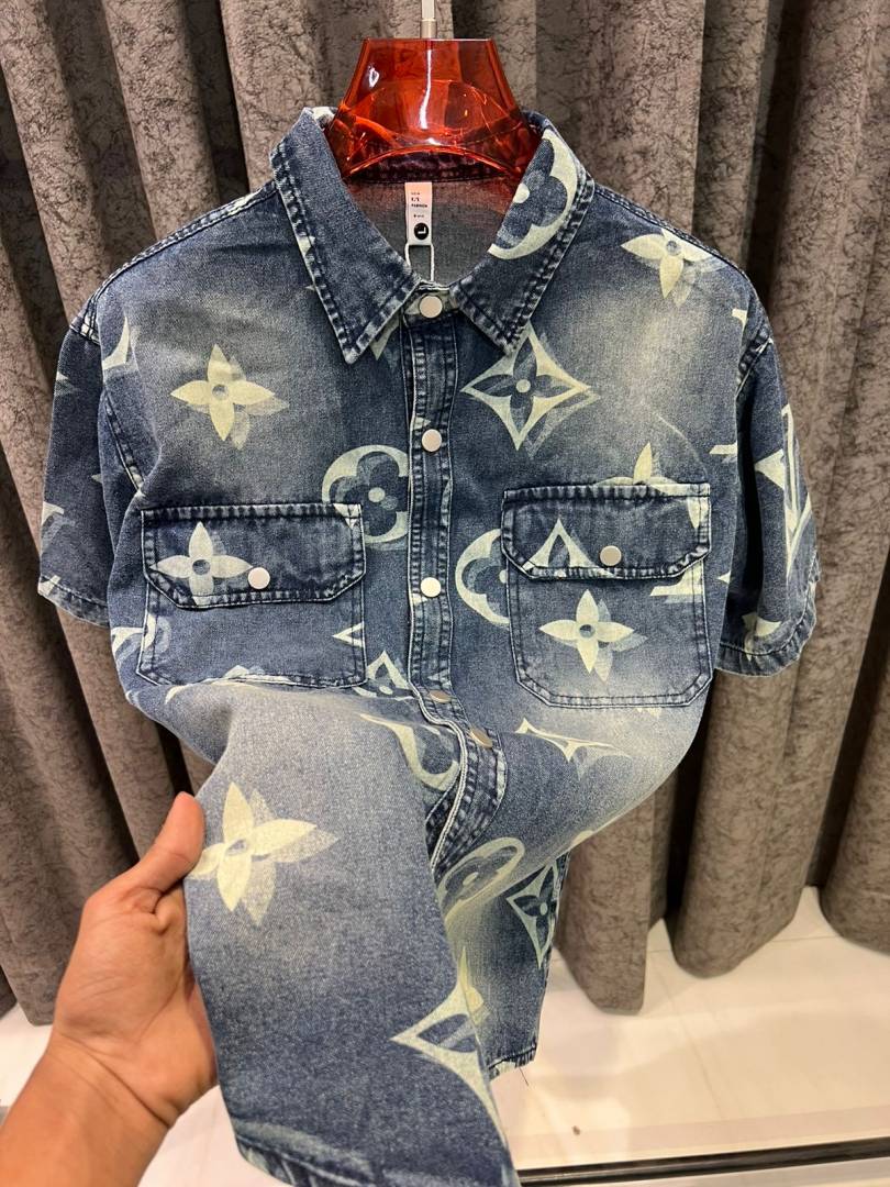 Louis Vuitton IMPORTED STORE ARTICLE DENIM SHIRT
