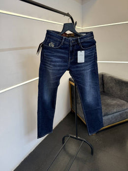 Loro piana hyperflex dark blue straight fit imported denim