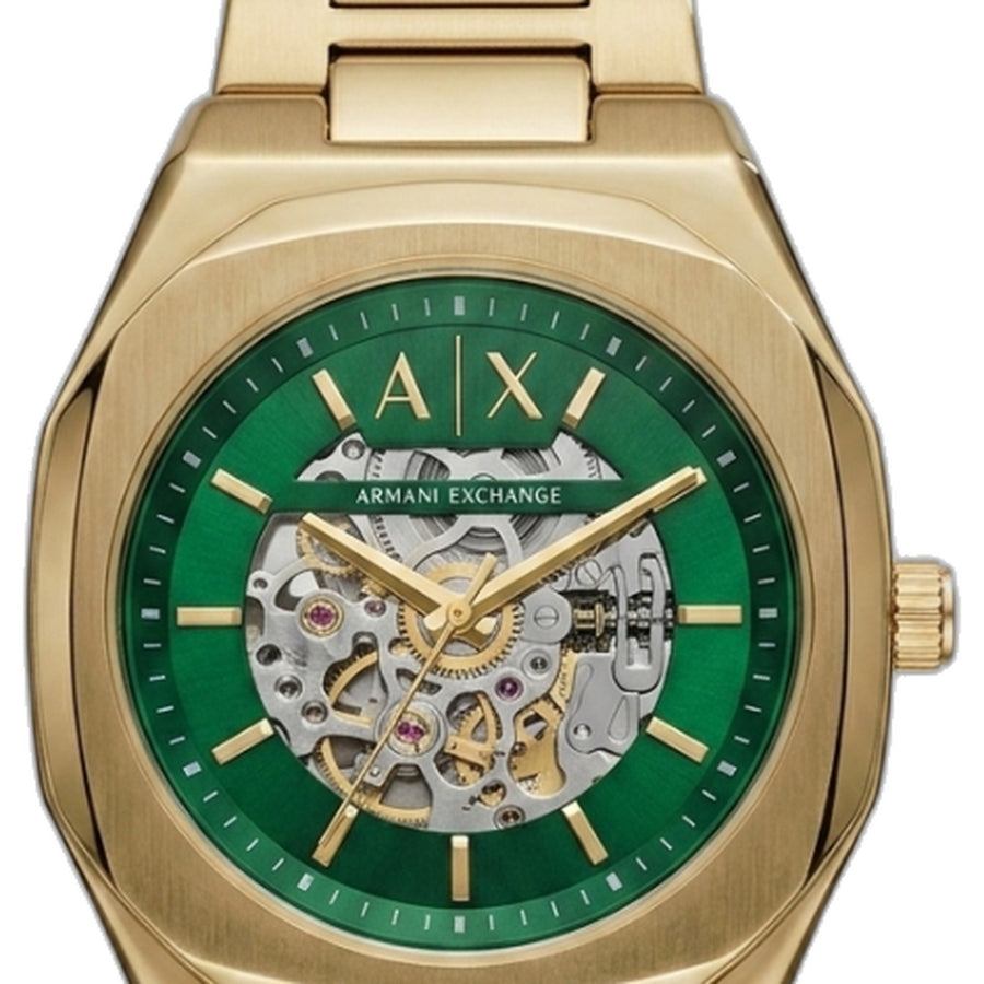 Armani Exchange Ax2418 Hampton Automatic gold green