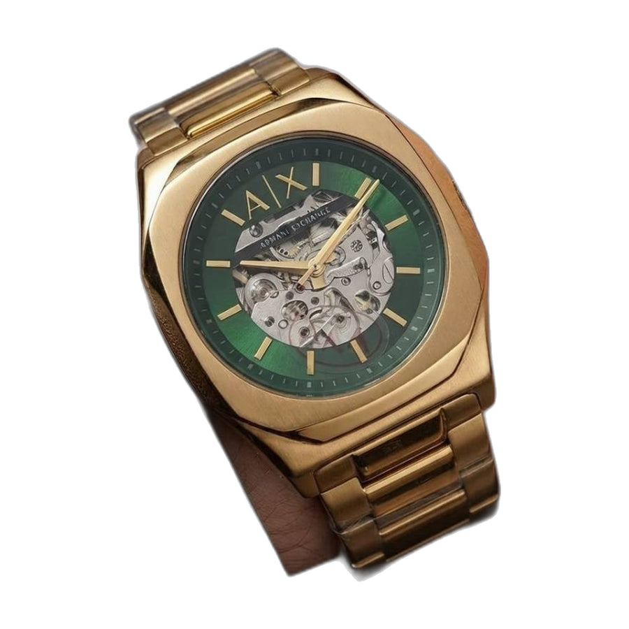 Armani Exchange Ax2418 Hampton Automatic gold green