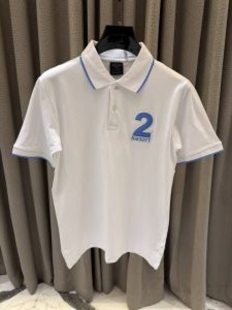 Hackett imported Polo tshirt white