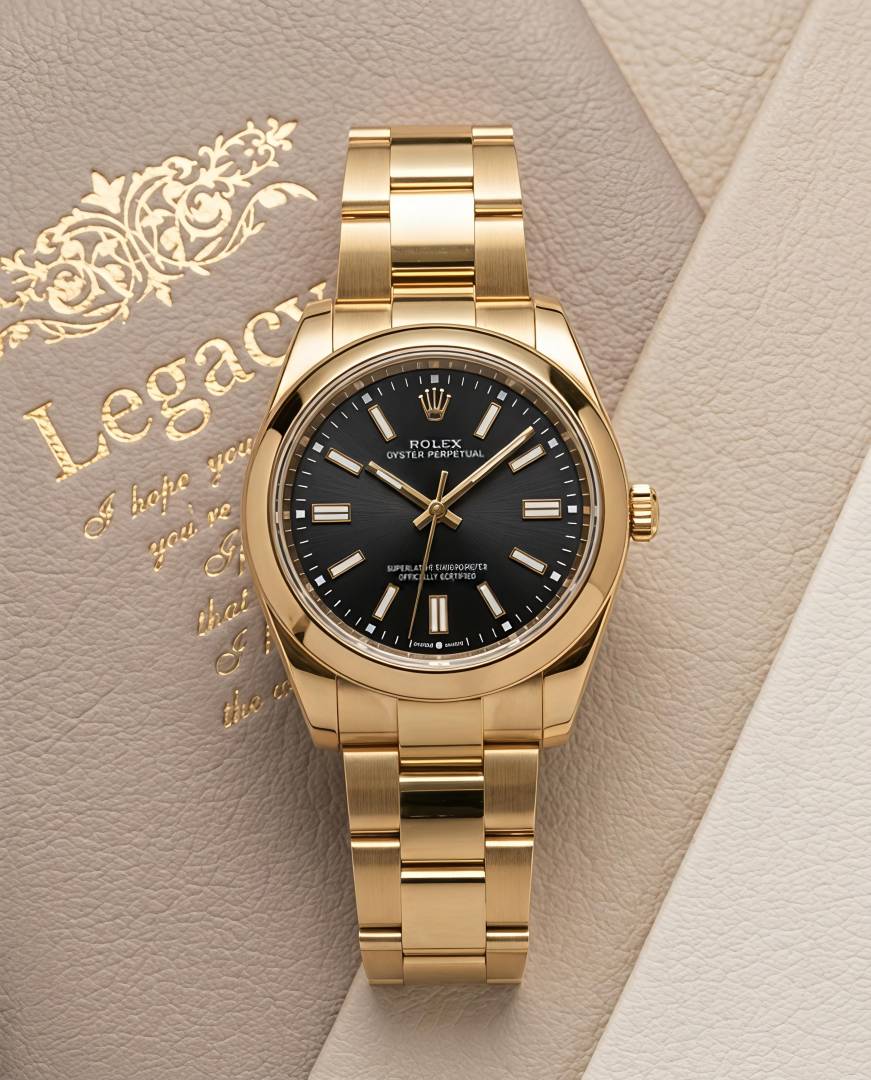 Rolex Oyster Perpetual Milgauass Gold-Black