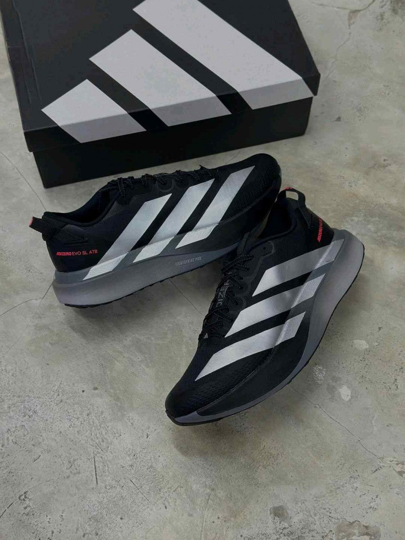 Adidaass Adizero Evo SL ATR Black Metallic Silver 6084